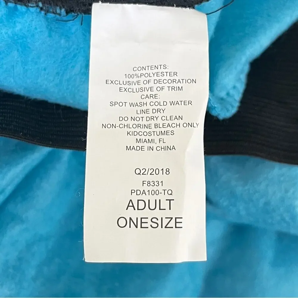 Teal color 50’s style full circle felt Poodle skirt Size one size